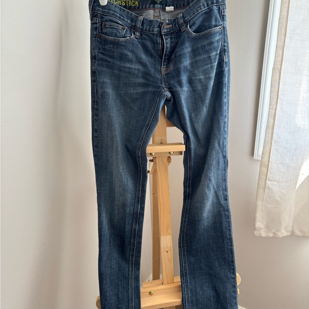 J. Crew Blue Straight Leg Jeans Classic Denim